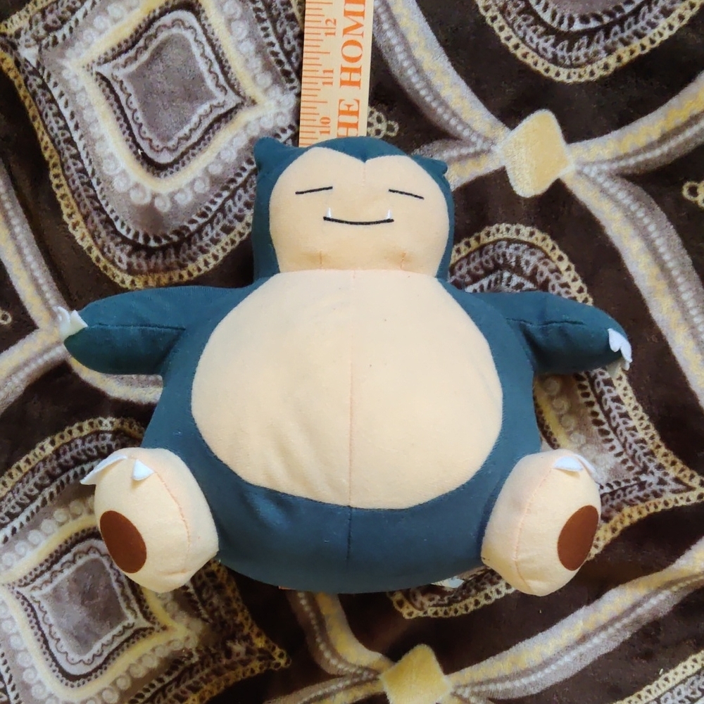 🐇 Pokemon Snorlax Stuffed Animal - Blue and Cream